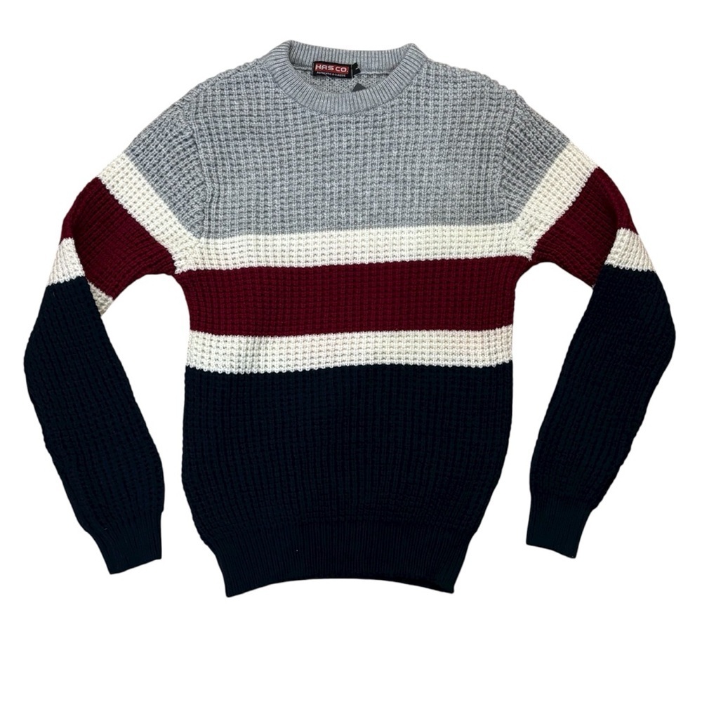 Has-Co Knit Sweater Womens Size Large New With Tag USA America Red White Blue